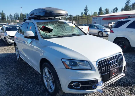 2016 Audi Q5 3.0T Premium Plus z USA, uszkodzony, nr VIN WA1D7AFP7GA006335